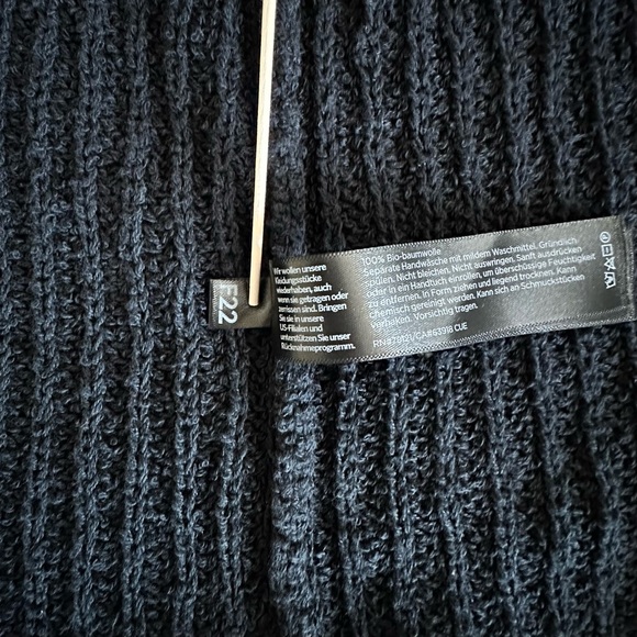 Eileen Fisher Peruvian Organic Cotton Boucle Square Top in Black | XL | GUC - Picture 11 of 13